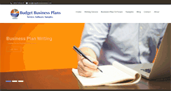 Desktop Screenshot of budgetbusinessplans.com